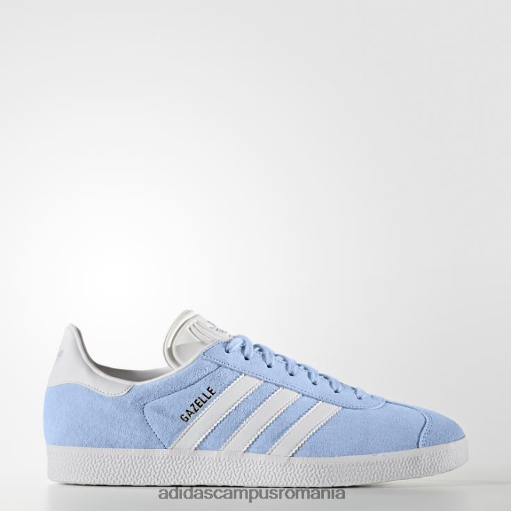 adidas campus romania pantofi gazele cer bărbați cer/alb/auriu metalic J266N25965