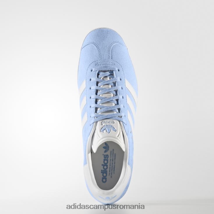 adidas campus romania pantofi gazele cer bărbați cer/alb/auriu metalic J266N25965