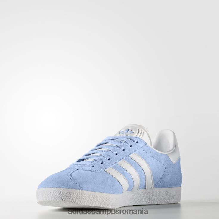 adidas campus romania pantofi gazele cer bărbați cer/alb/auriu metalic J266N25965