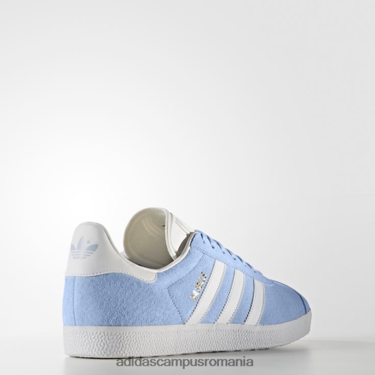 adidas campus romania pantofi gazele cer bărbați cer/alb/auriu metalic J266N25965