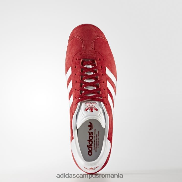 adidas campus romania pantofi gazelle roșii adidas bărbați roșu/alb/auriu metalic J266N24281