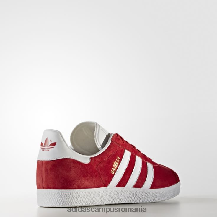adidas campus romania pantofi gazelle roșii adidas bărbați roșu/alb/auriu metalic J266N24281