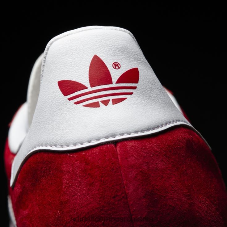adidas campus romania pantofi gazelle roșii adidas bărbați roșu/alb/auriu metalic J266N24281
