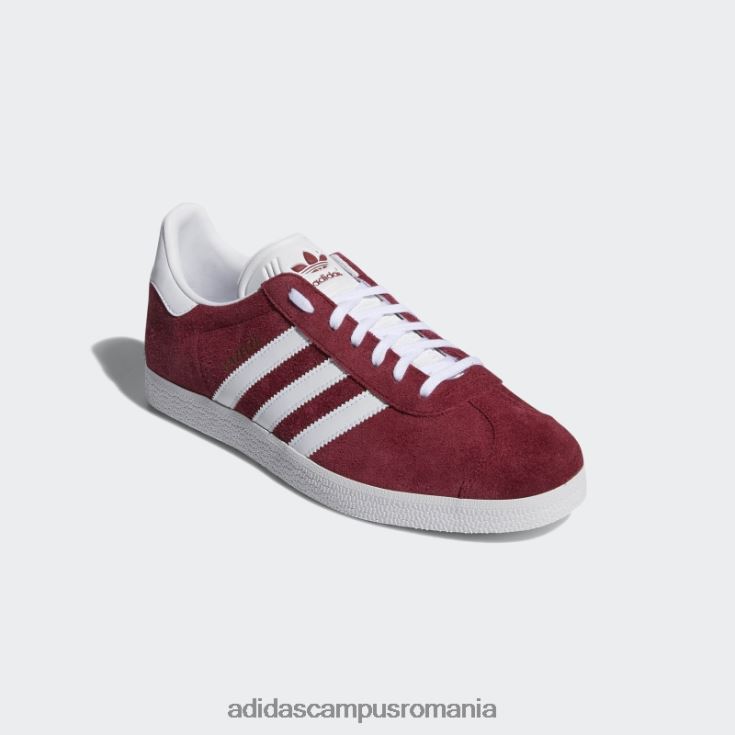 adidas campus romania pantofi gazelle visiniu adidas bărbați visiniu/alb/auriu metalic J266N23936