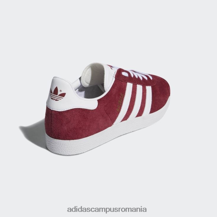adidas campus romania pantofi gazelle visiniu adidas bărbați visiniu/alb/auriu metalic J266N23936