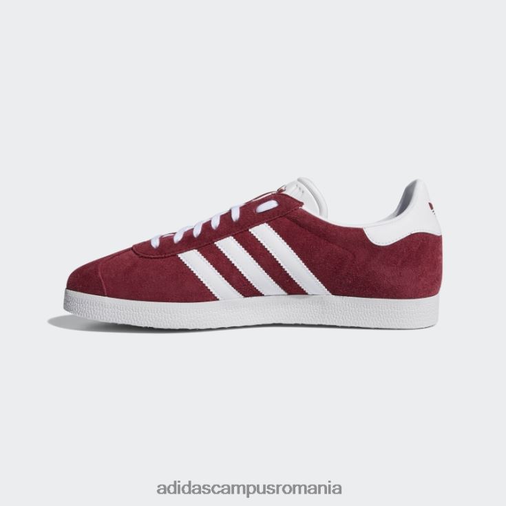 adidas campus romania pantofi gazelle visiniu adidas bărbați visiniu/alb/auriu metalic J266N23936