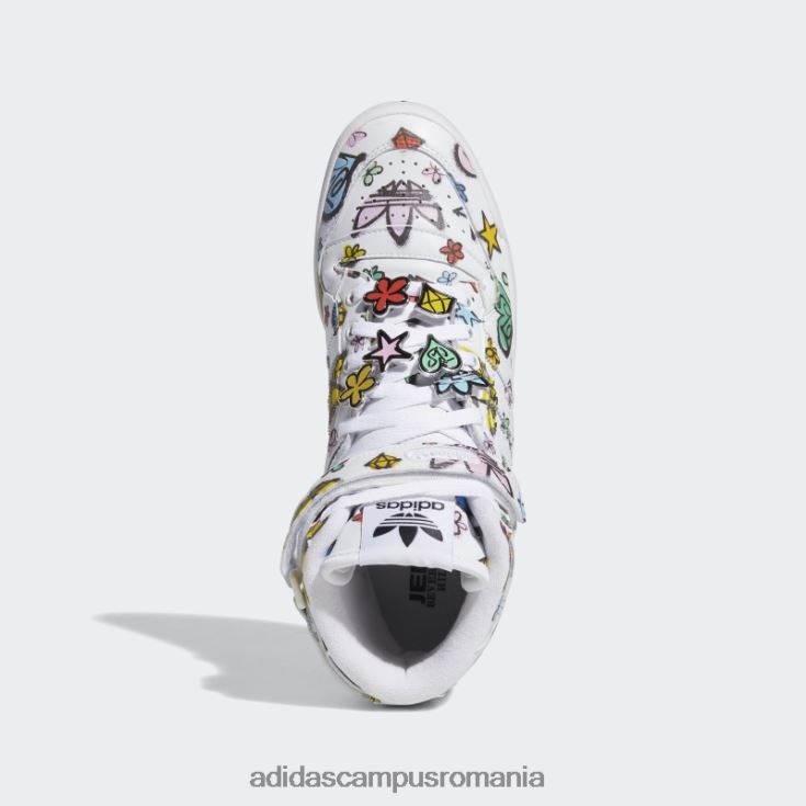 adidas campus romania pantofi jeremy scott forum 84 hi mono alb adidas bărbați alb negru J266N24650