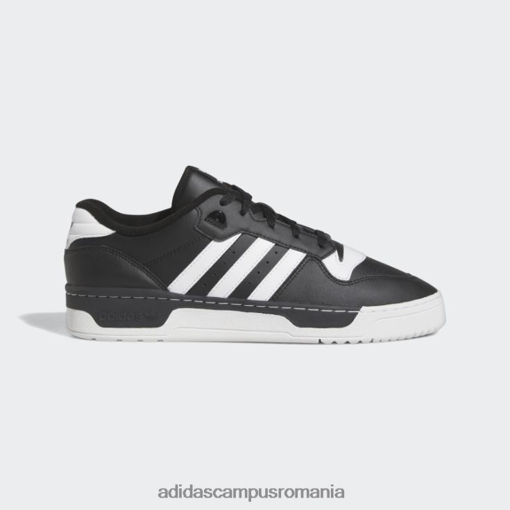 adidas campus romania pantofi jos de rivalitate neagră bărbați alb negru J266N24139