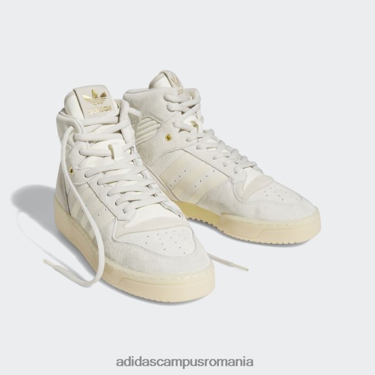 adidas campus romania pantofi înalți de rivalitate albă bărbați alb/galben J266N2347