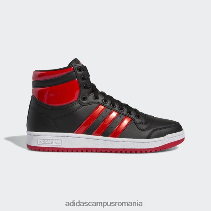 adidas campus romania pantofi negri de top zece bărbați negru/rosu/alb J266N2376