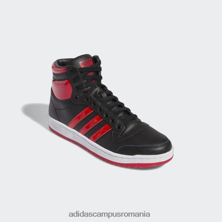 adidas campus romania pantofi negri de top zece bărbați negru/rosu/alb J266N2376