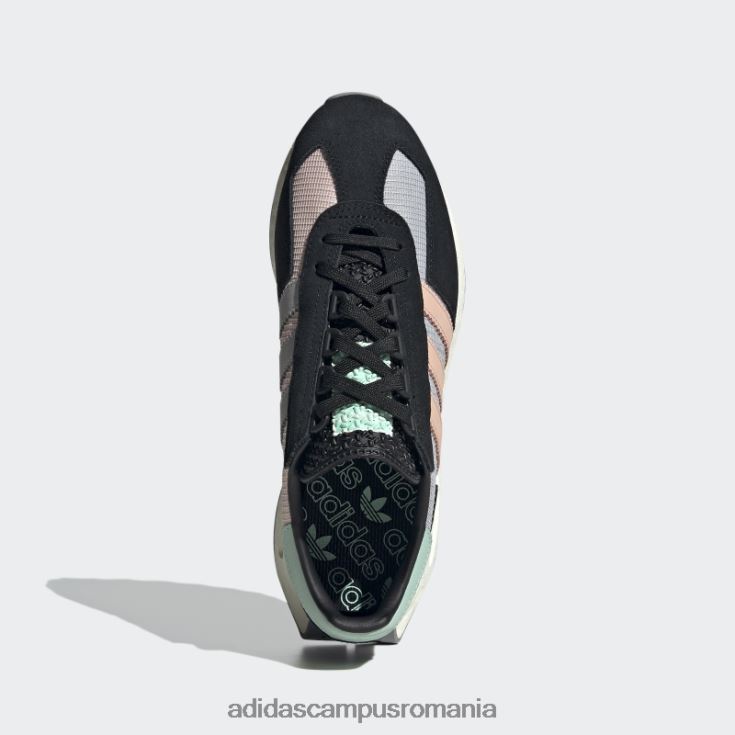 adidas campus romania pantofi negri retropy e5 bărbați negru/portocaliu/alb J266N2574