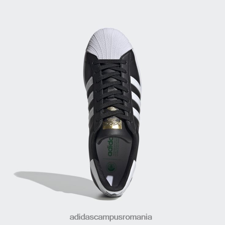 adidas campus romania pantofi negri superstar vegani adidas bărbați negru/alb/auriu metalic J266N2261
