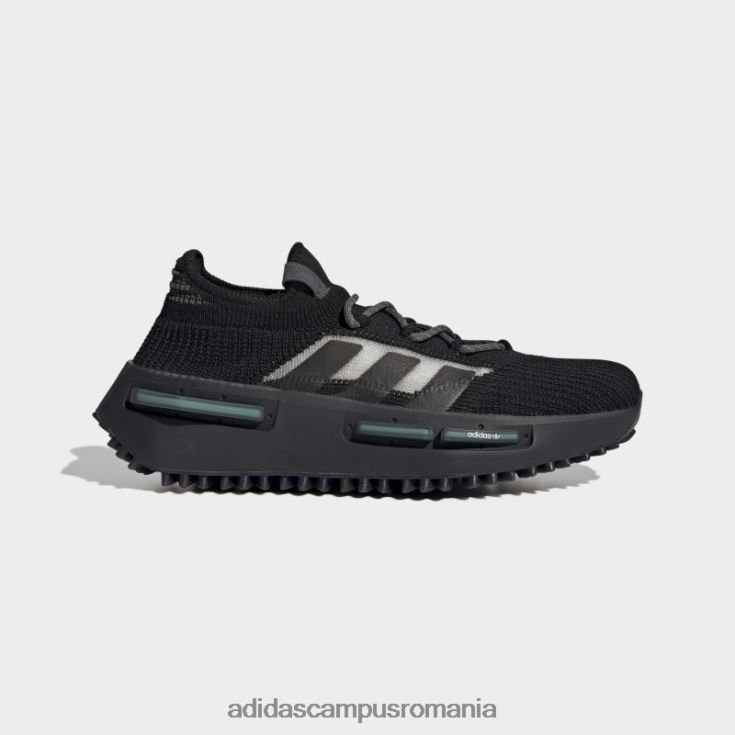 adidas campus romania pantofi nmd s1 negri bărbați negru/albastru alterat J266N243
