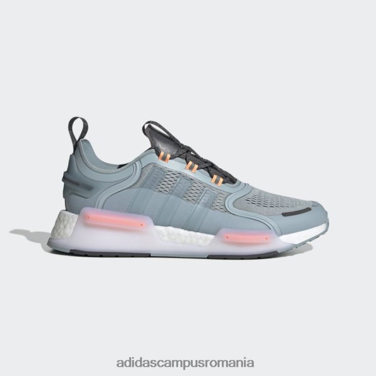 adidas campus romania pantofi nmd-v3 gri bărbați gri/alb/portocaliu fascicul J266N24532