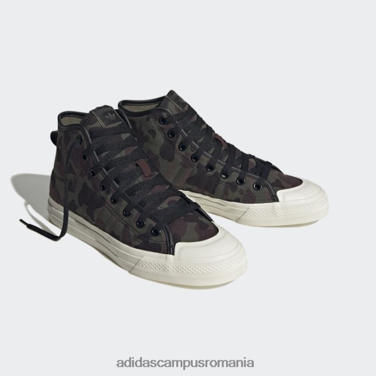 adidas campus romania pantofi olive nizza hi rf bărbați măsliniu/negru J266N24726