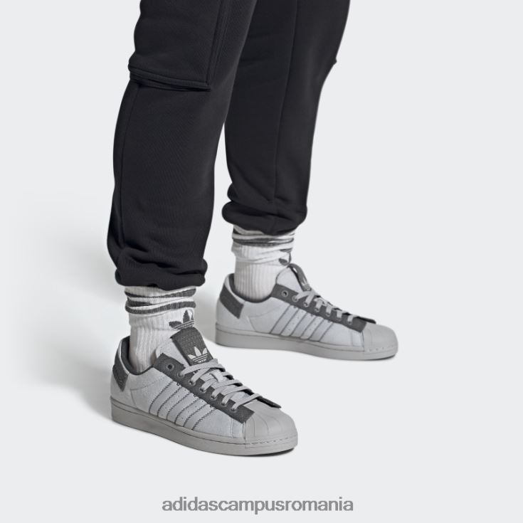 adidas campus romania pantofi parley superstar gri bărbați gri J266N24498
