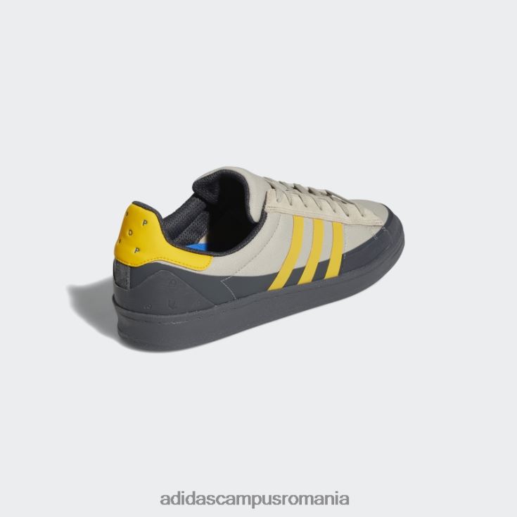 adidas campus romania pantofi pop campus adv gri adidas bărbați gri/auriu/maro J266N24308
