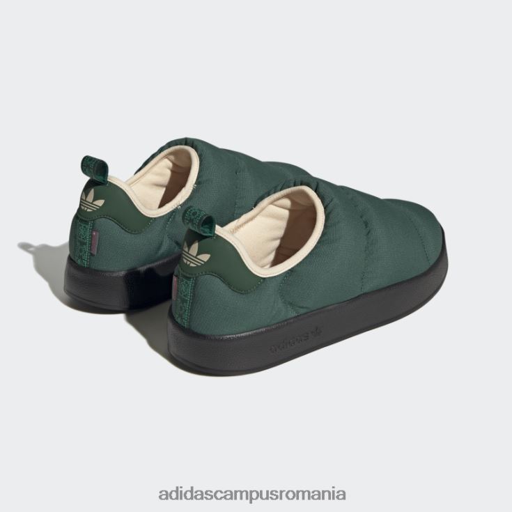adidas campus romania pantofi puffylette verde închis adidas bărbați verde închis/negru/nisip J266N24101