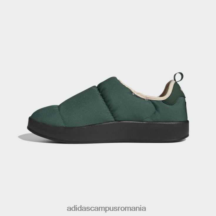 adidas campus romania pantofi puffylette verde închis adidas bărbați verde închis/negru/nisip J266N24101