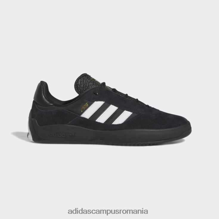 adidas campus romania pantofi puig negri bărbați negru/alb/auriu metalic J266N24075