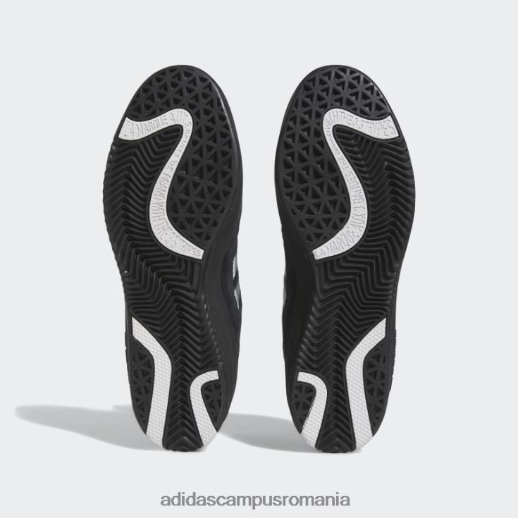 adidas campus romania pantofi puig negri bărbați negru/alb/auriu metalic J266N24075