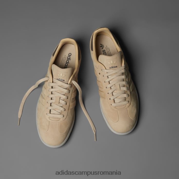 adidas campus romania pantofi samba bej bărbați bej/pământ/aluminiu J266N26248