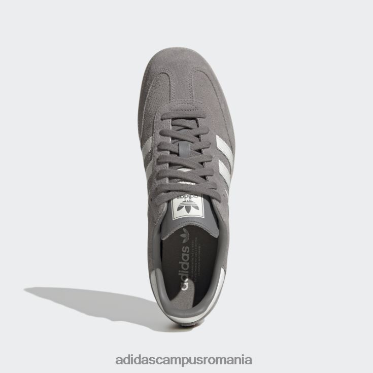 adidas campus romania pantofi samba og gri bărbați gri/alb/portocaliu J266N26260