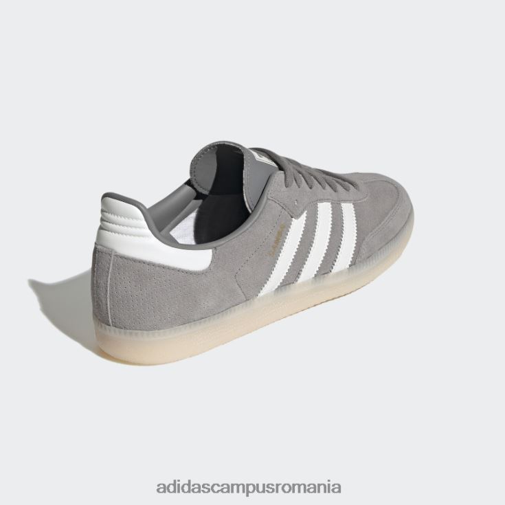 adidas campus romania pantofi samba og gri bărbați gri/alb/portocaliu J266N26260