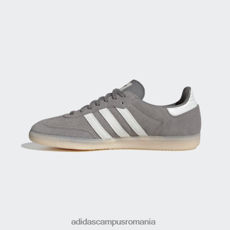 adidas campus romania pantofi samba og gri bărbați gri/alb/portocaliu J266N26260