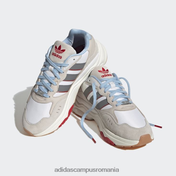 adidas campus romania pantofi sky retropy f90 bărbați alb/gri/cer J266N24233