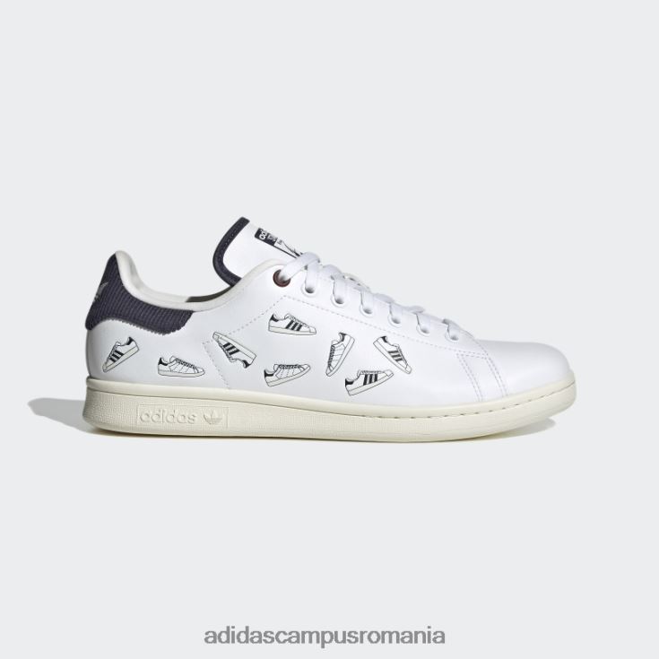 adidas campus romania pantofi stan smith bleumarin bărbați alb/marinier J266N24549