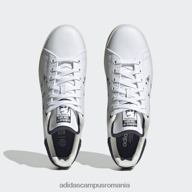 adidas campus romania pantofi stan smith bleumarin bărbați alb/marinier J266N24549