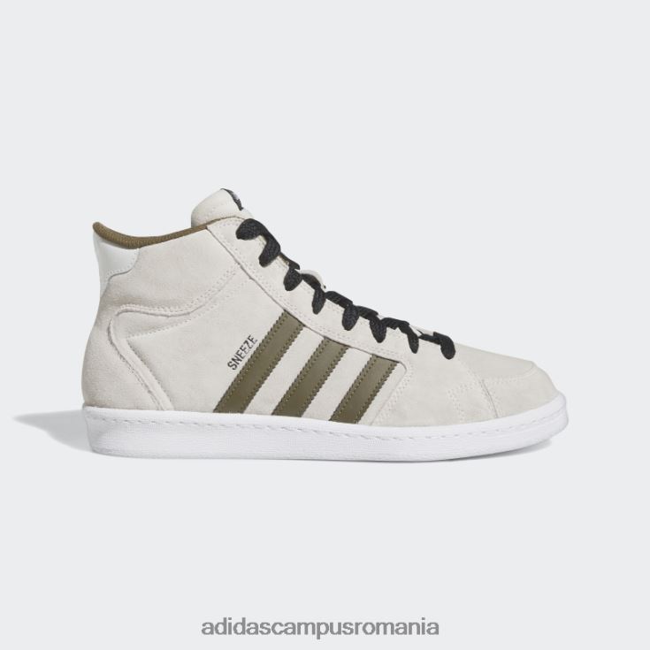 adidas campus romania pantofi superskate stranut albi bărbați alb/urme de măsline/negru J266N25960