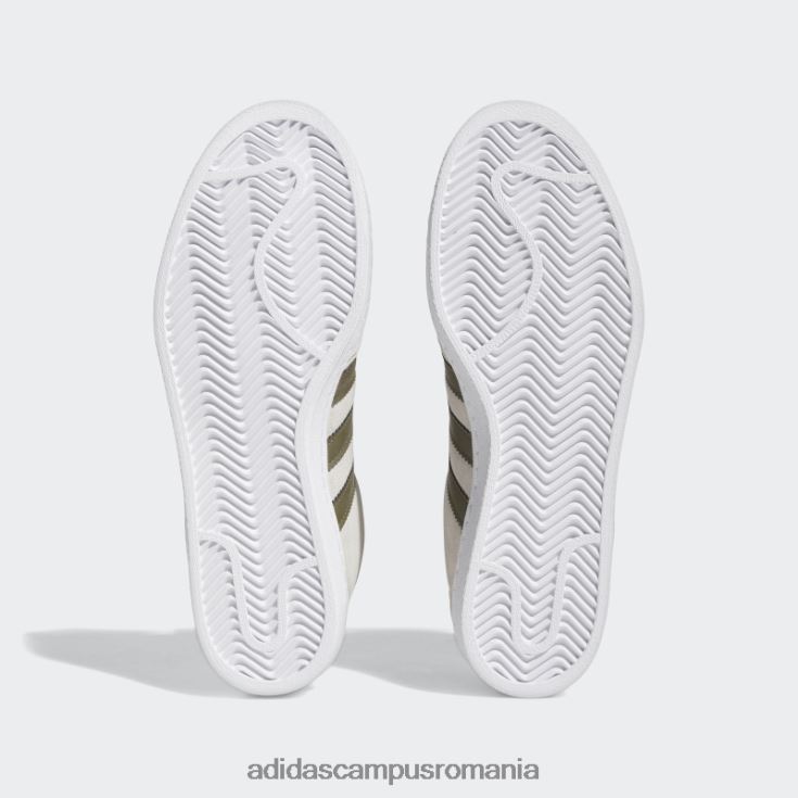 adidas campus romania pantofi superskate stranut albi bărbați alb/urme de măsline/negru J266N25960