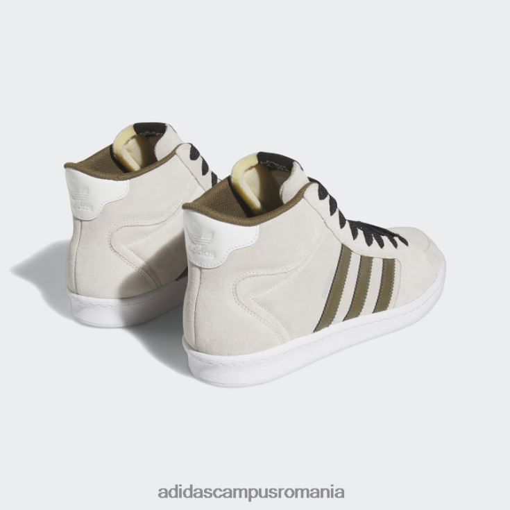 adidas campus romania pantofi superskate stranut albi bărbați alb/urme de măsline/negru J266N25960