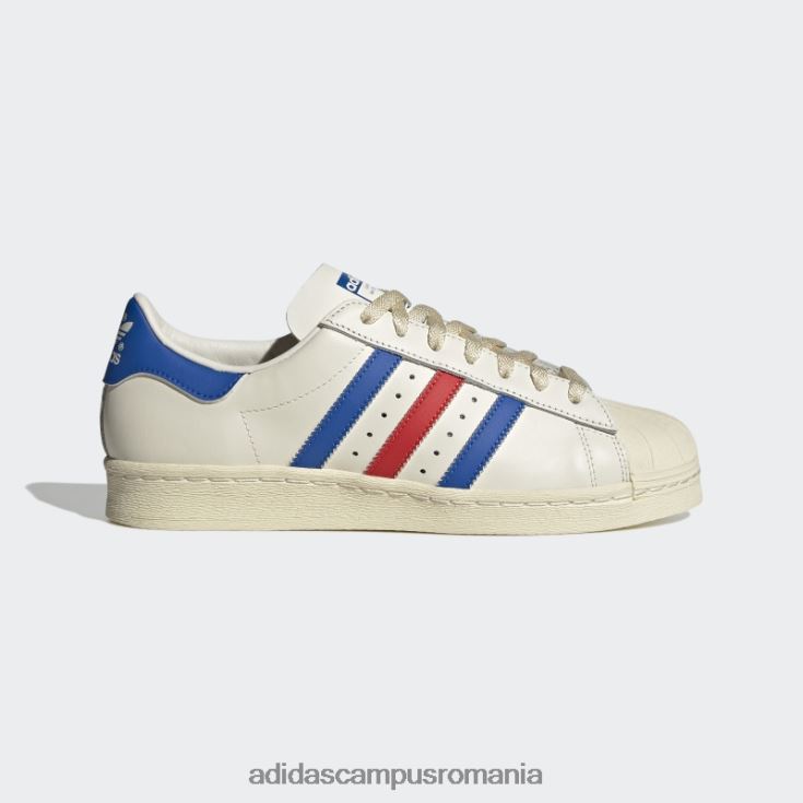 adidas campus romania pantofi superstar 82 albastru zori bărbați alb/albastru zori/rosu J266N24176