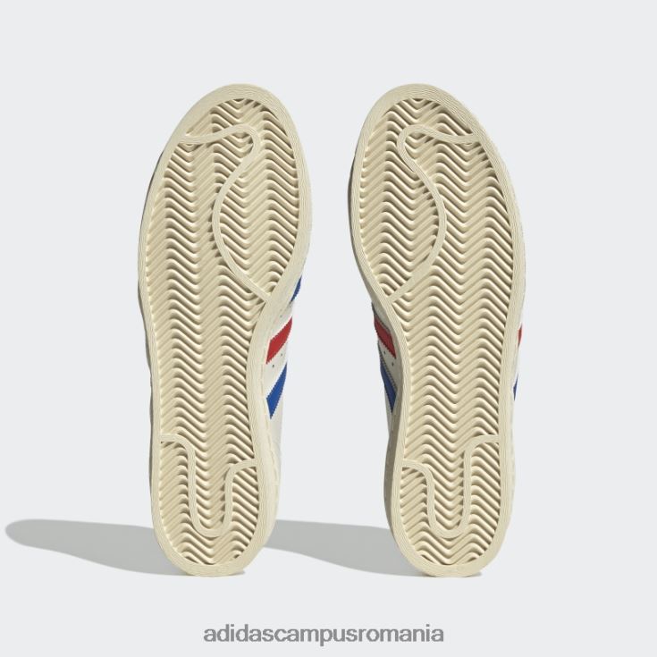 adidas campus romania pantofi superstar 82 albastru zori bărbați alb/albastru zori/rosu J266N24176