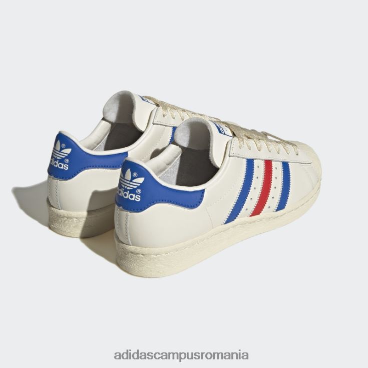 adidas campus romania pantofi superstar 82 albastru zori bărbați alb/albastru zori/rosu J266N24176