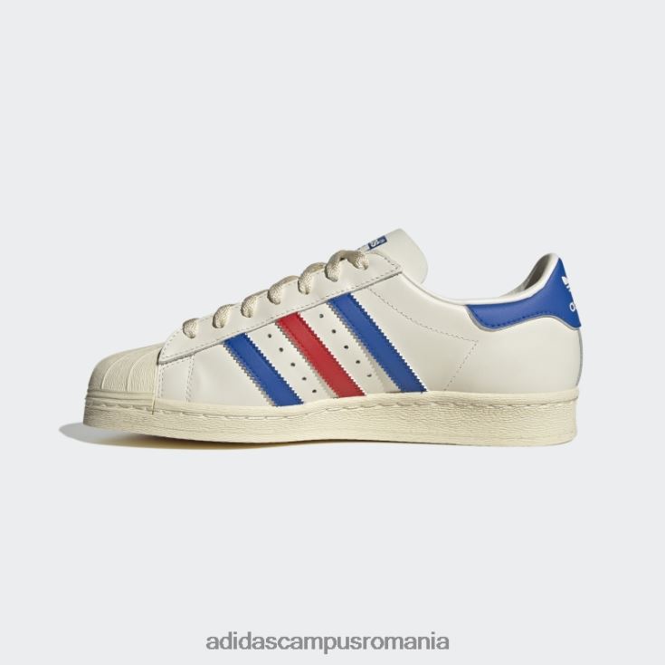 adidas campus romania pantofi superstar 82 albastru zori bărbați alb/albastru zori/rosu J266N24176