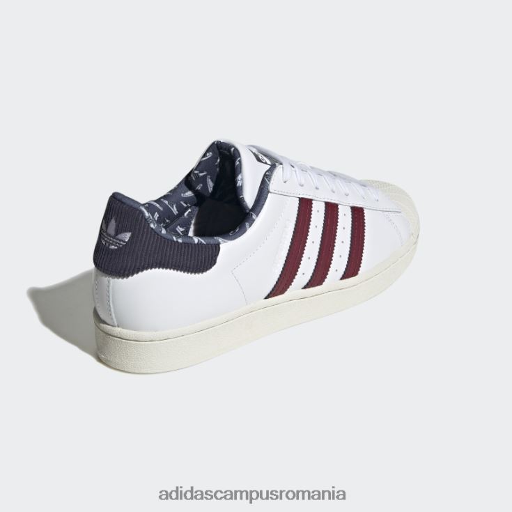 adidas campus romania pantofi superstar bleumarin bărbați alb/visiniu/marin J266N24552