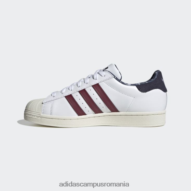 adidas campus romania pantofi superstar bleumarin bărbați alb/visiniu/marin J266N24552