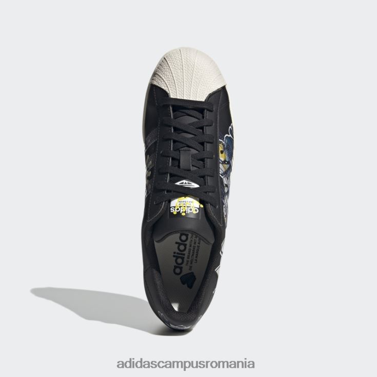 adidas campus romania pantofi superstar fierbinți negru/alb bărbați alb negru J266N2650