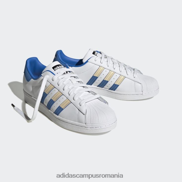 adidas campus romania pantofi superstar nisip bărbați alb/nisip/regal J266N24130
