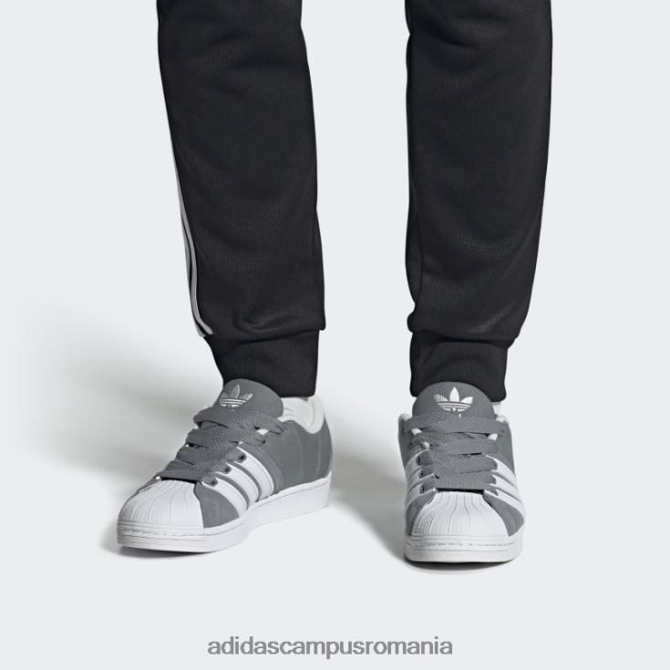 adidas campus romania pantofi superstar supermodificat gri adidas bărbați gri/alb J266N2162
