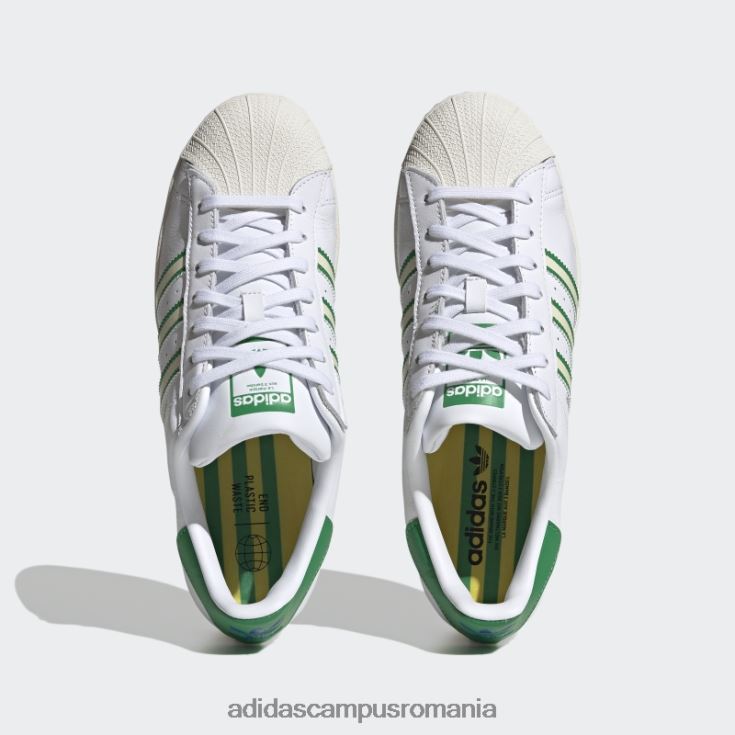 adidas campus romania pantofi superstar verzi eleganti bărbați alb/verde J266N24811