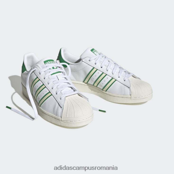 adidas campus romania pantofi superstar verzi eleganti bărbați alb/verde J266N24811