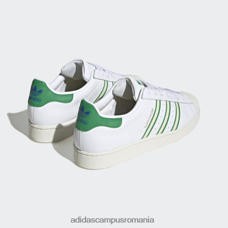 adidas campus romania pantofi superstar verzi eleganti bărbați alb/verde J266N24811