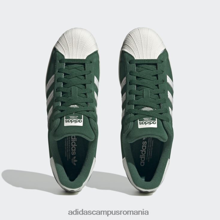 adidas campus romania pantofi superstar verzi eleganti bărbați verde/alb/auriu metalic J266N24066