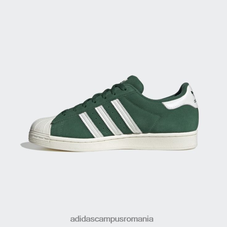 adidas campus romania pantofi superstar verzi eleganti bărbați verde/alb/auriu metalic J266N24066